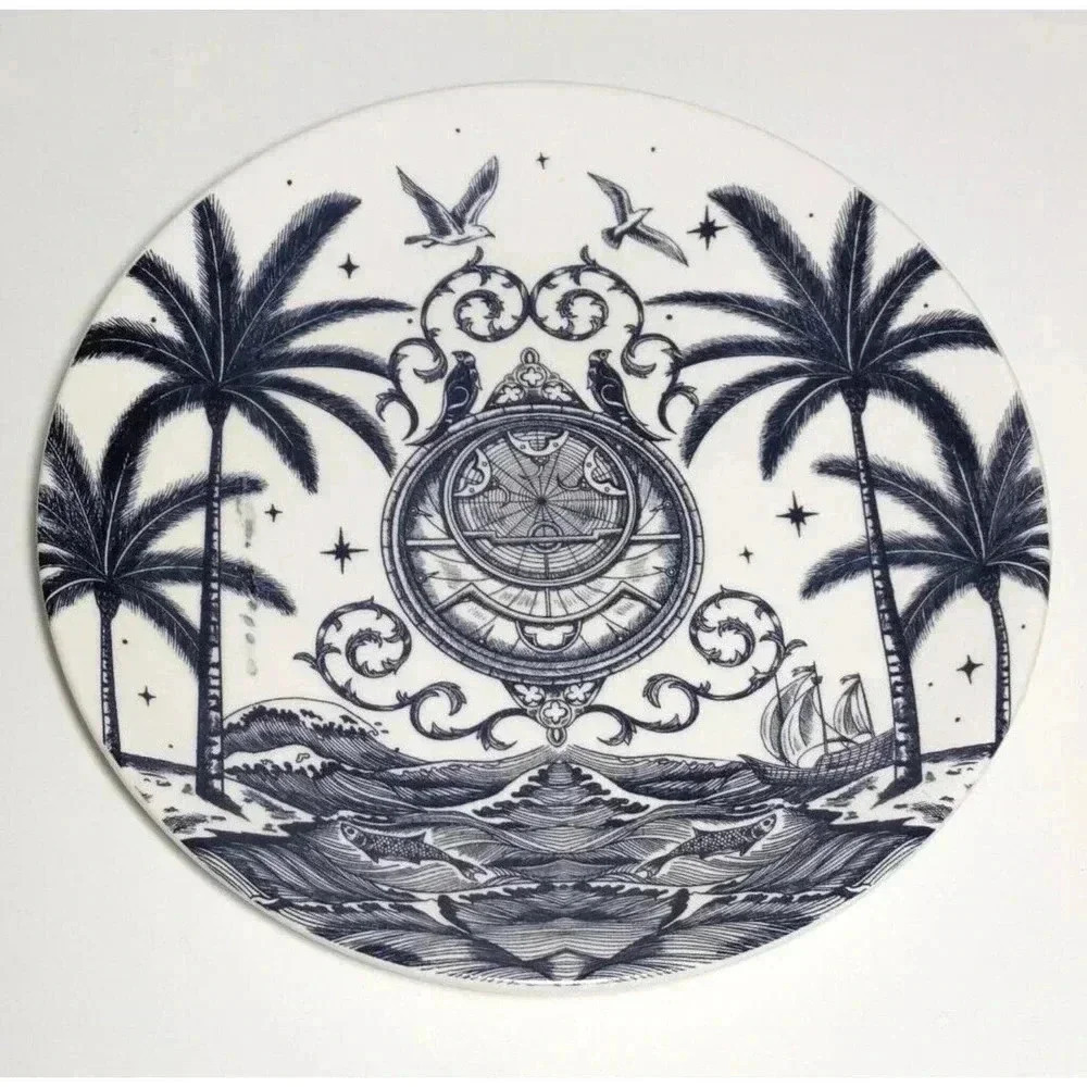 Fairyloot Exclusive The Adventures of Amina al-Sirafi Ceramic Plate Nautical NEW